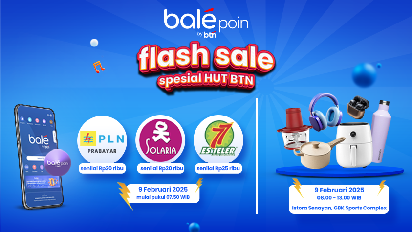 Flash Sale Bale Poin HUT